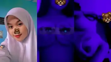 Chindy Siswi SMA Jilbab Pamer Dada Montok poster