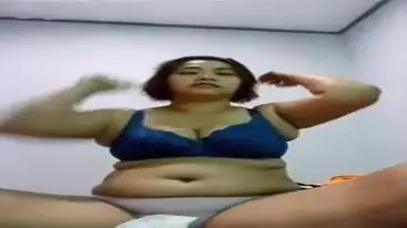 Dokumentasi Gadis Cantik Live Kasur BH Biru poster